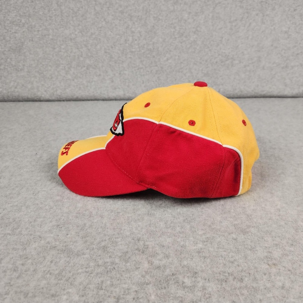 Kansas City Chiefs Hat‎ Cap Strap Back Red Yellow NFL Football Mens Kansas City - Picture 4 of 6